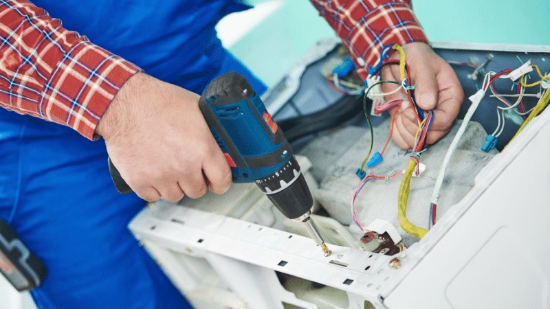 Sincan Finlux Finlux çamaşır makinesi kart tamiri – Su almama arızası orijinal parça ile giderildi. - Teknik servis örneği