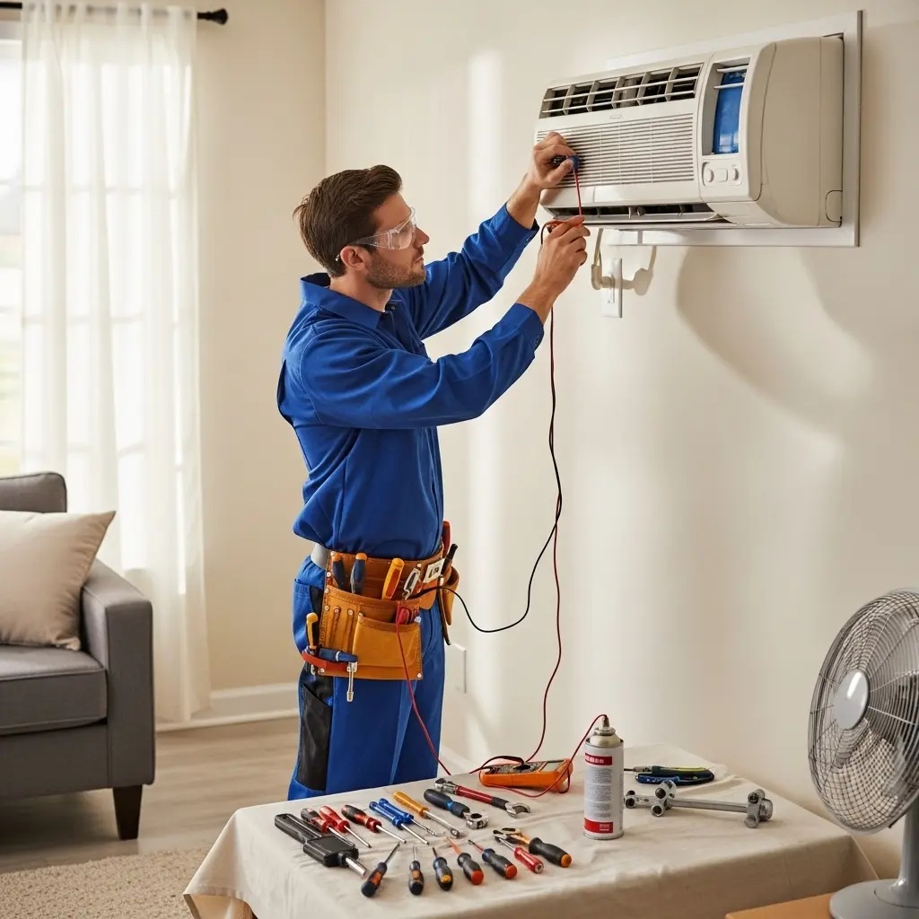 Sincan Finlux Finlux klima gaz dolumu ve bakım – Enerji verimliliği artırıldı. - Teknik servis örneği